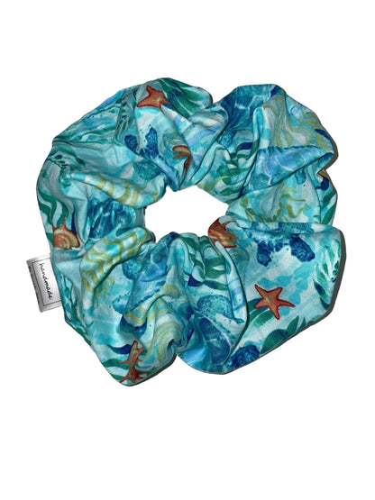 Deep Blue Sea Collection - Sea Turtle Pet Bandanas and Hair Scrunchies