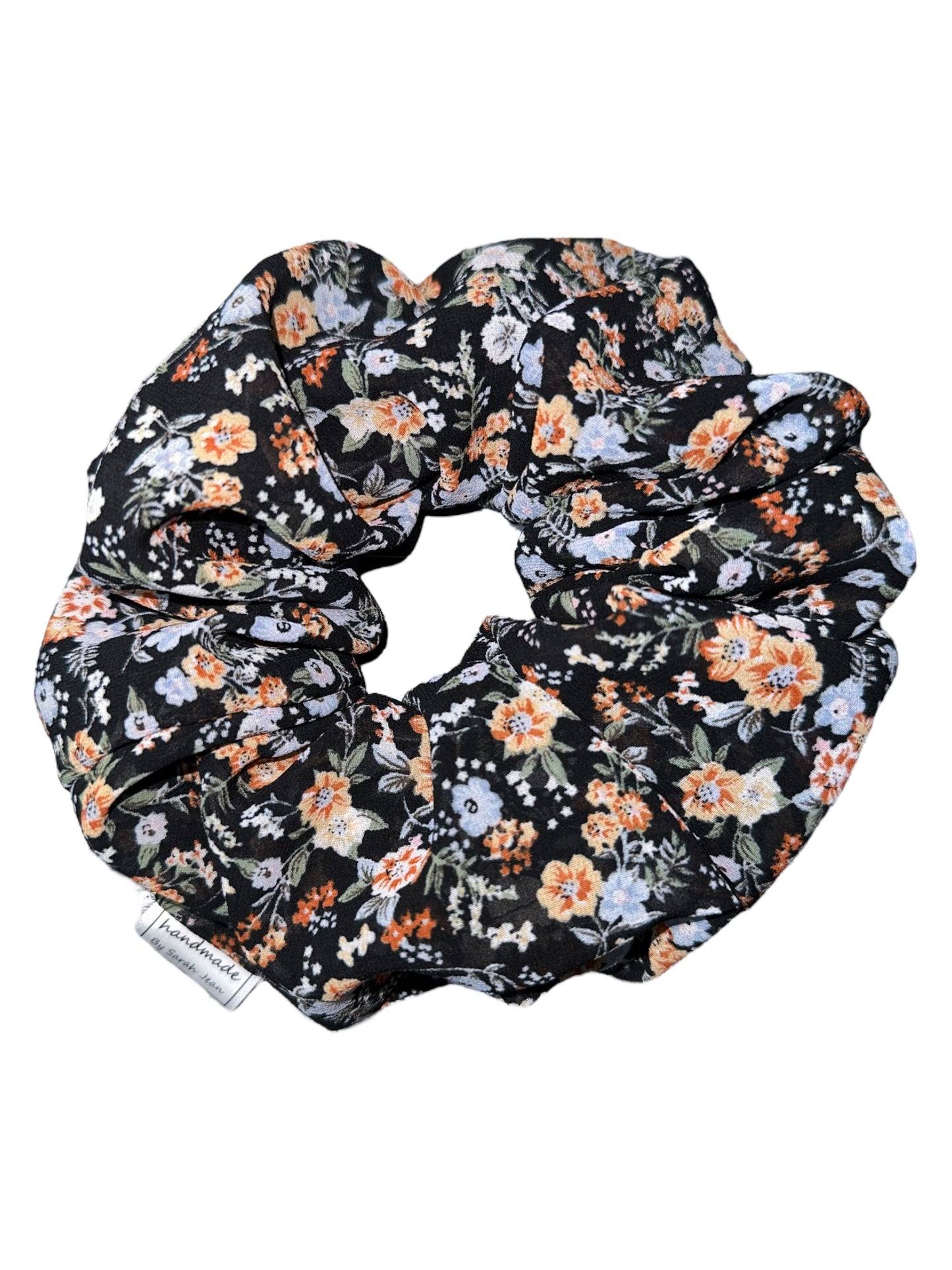 The Ashley Collection - Floral Bouquet Chiffon Hair Scrunchies