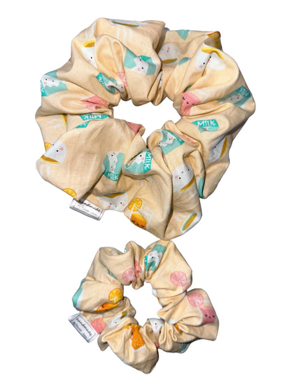 Brunch Date Collection - Milk n' Juice Pet Bandanas and Hair Scrunchies