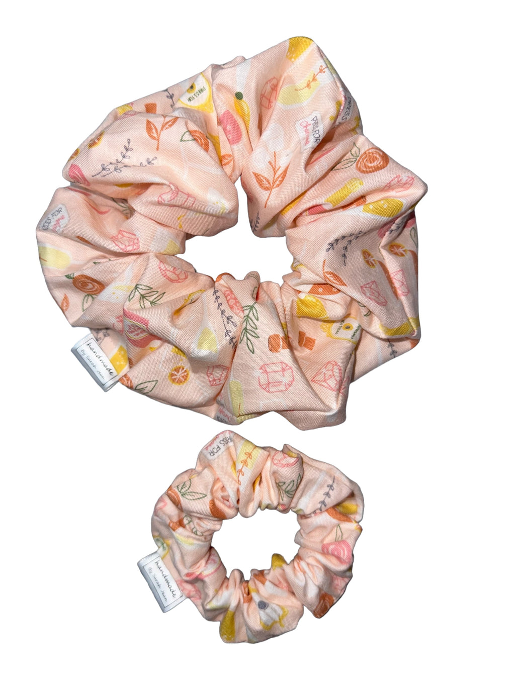 Brunch Date Collection - Rosé Mimosa Pet Bandana and Hair Scrunchie