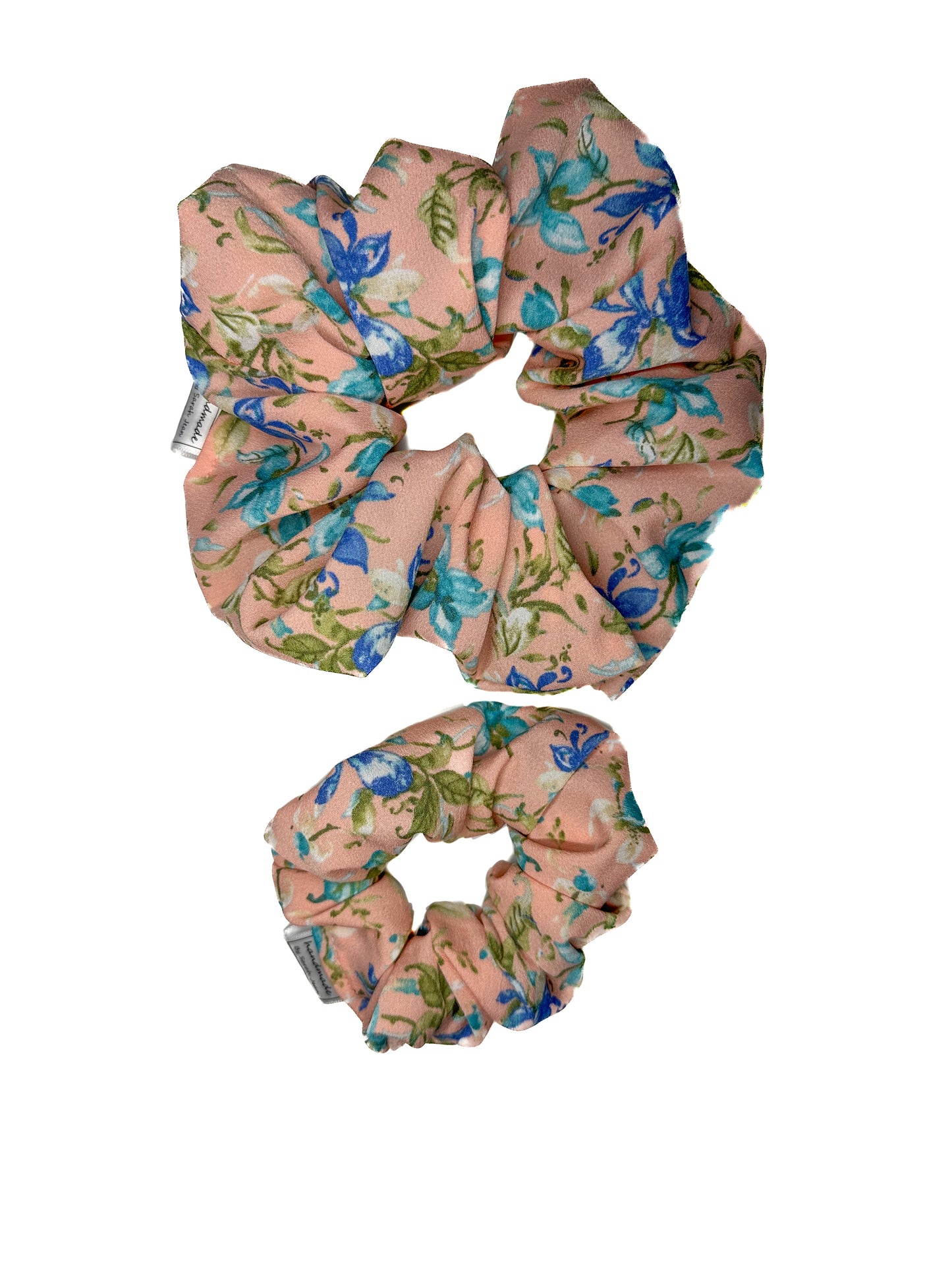 The Jessica Collection - Pastel Floral Hair Scrunchies