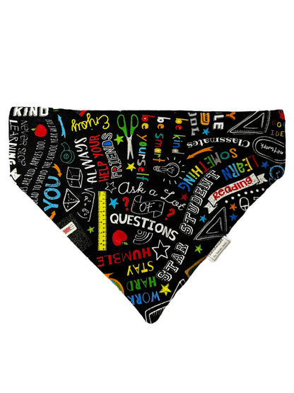 Back to School Collection - Chalk Board Bandanas and Hair Scrunchies