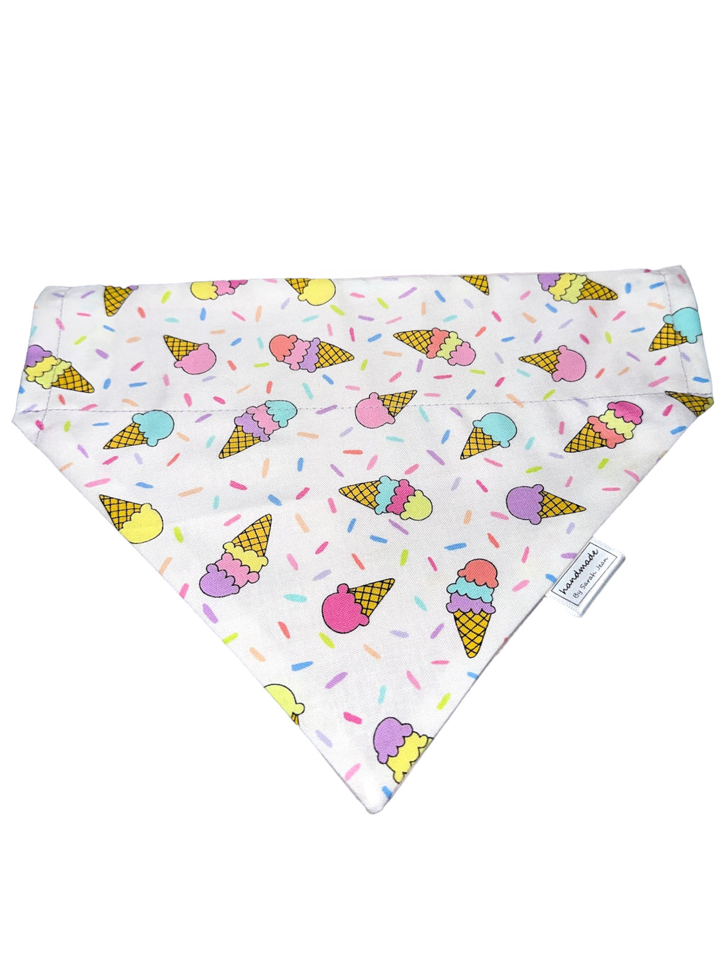 Block Party Collection - Ice Cream Cones Pet Bandana