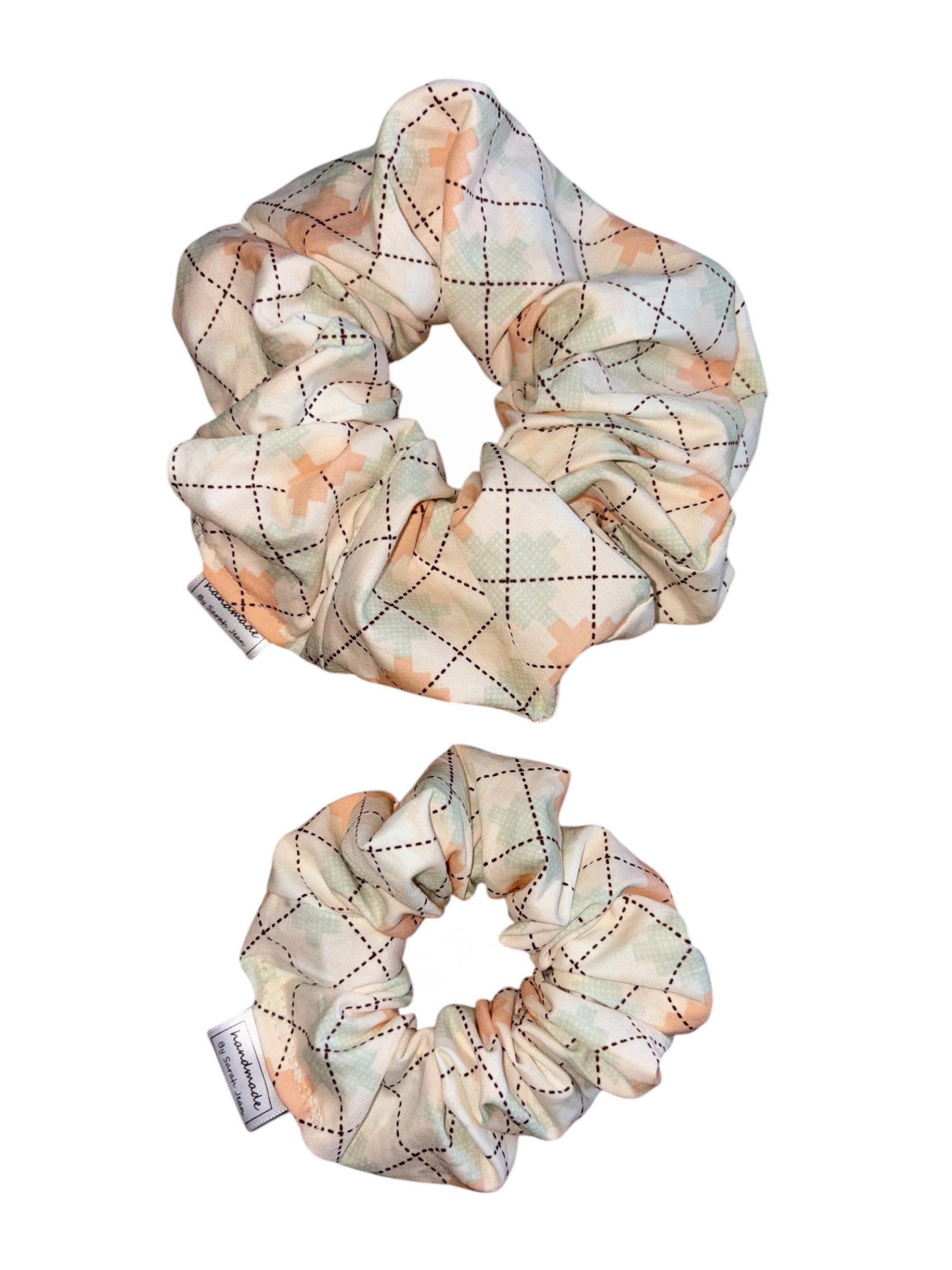 Book Lovers Collection - Argyle Bandana and Hair Scrunchie