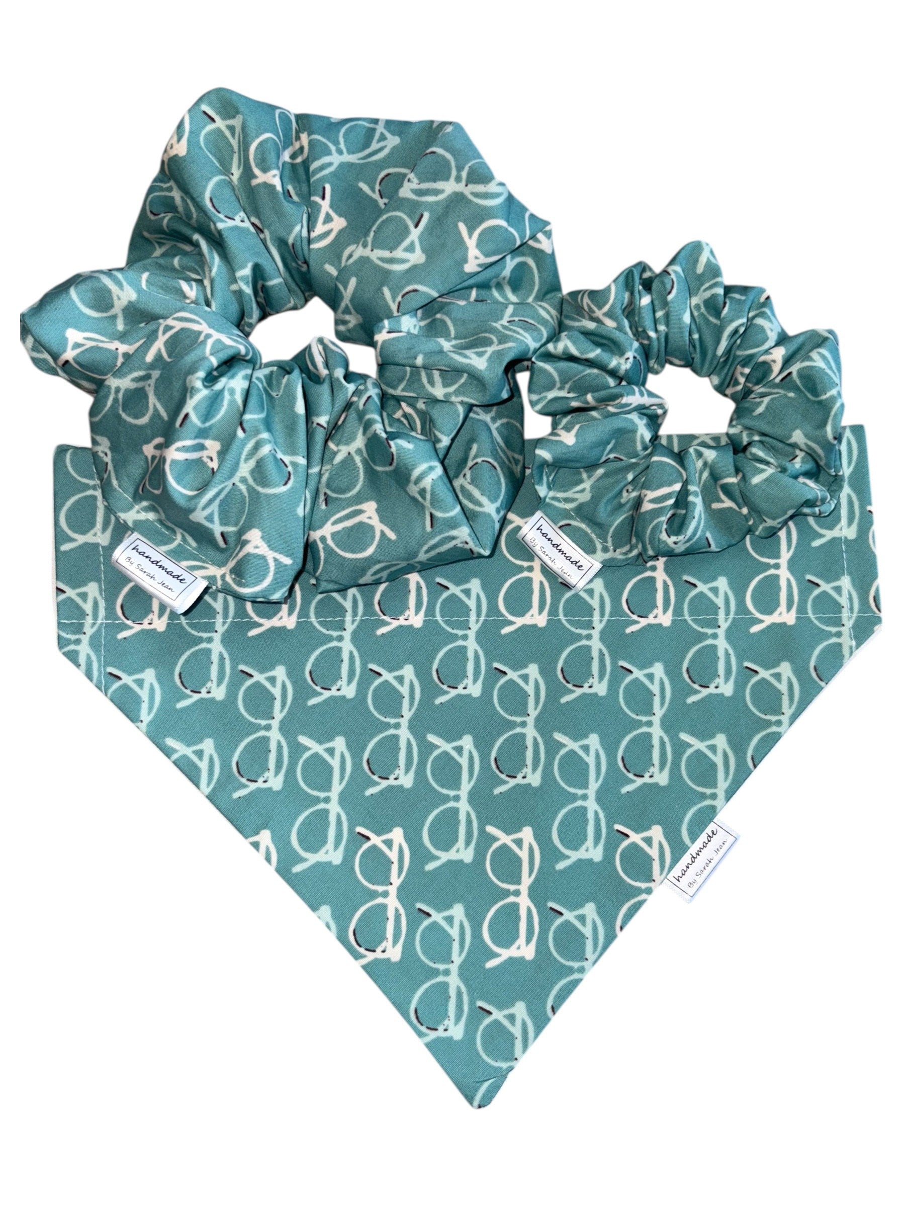 Book Lovers Collection - Reading Glasses Bandana and Hair Scrunchie