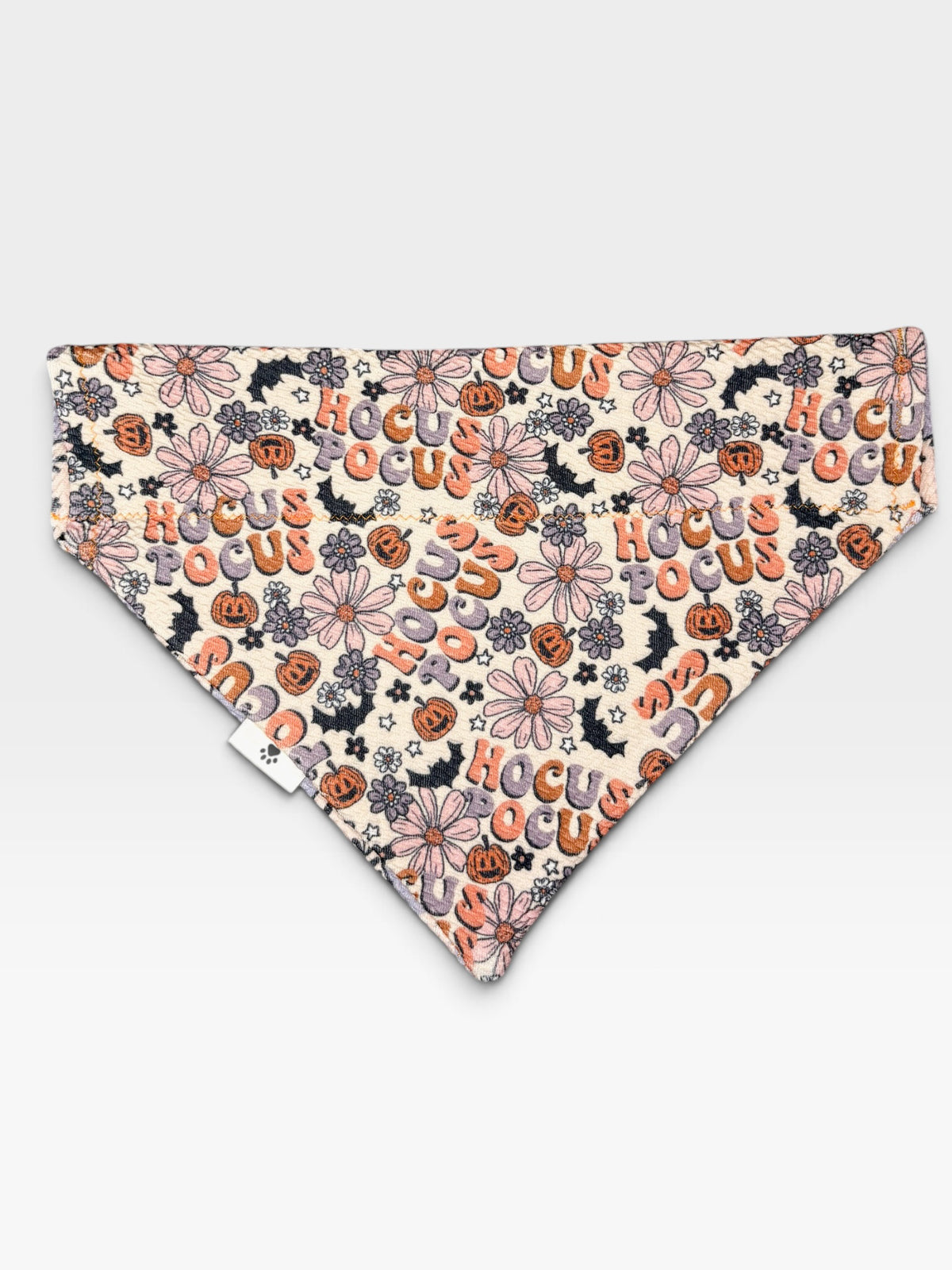 Spooky Season Collection - Hocus Pocus + Lavender Ghosts Reversible Bandana