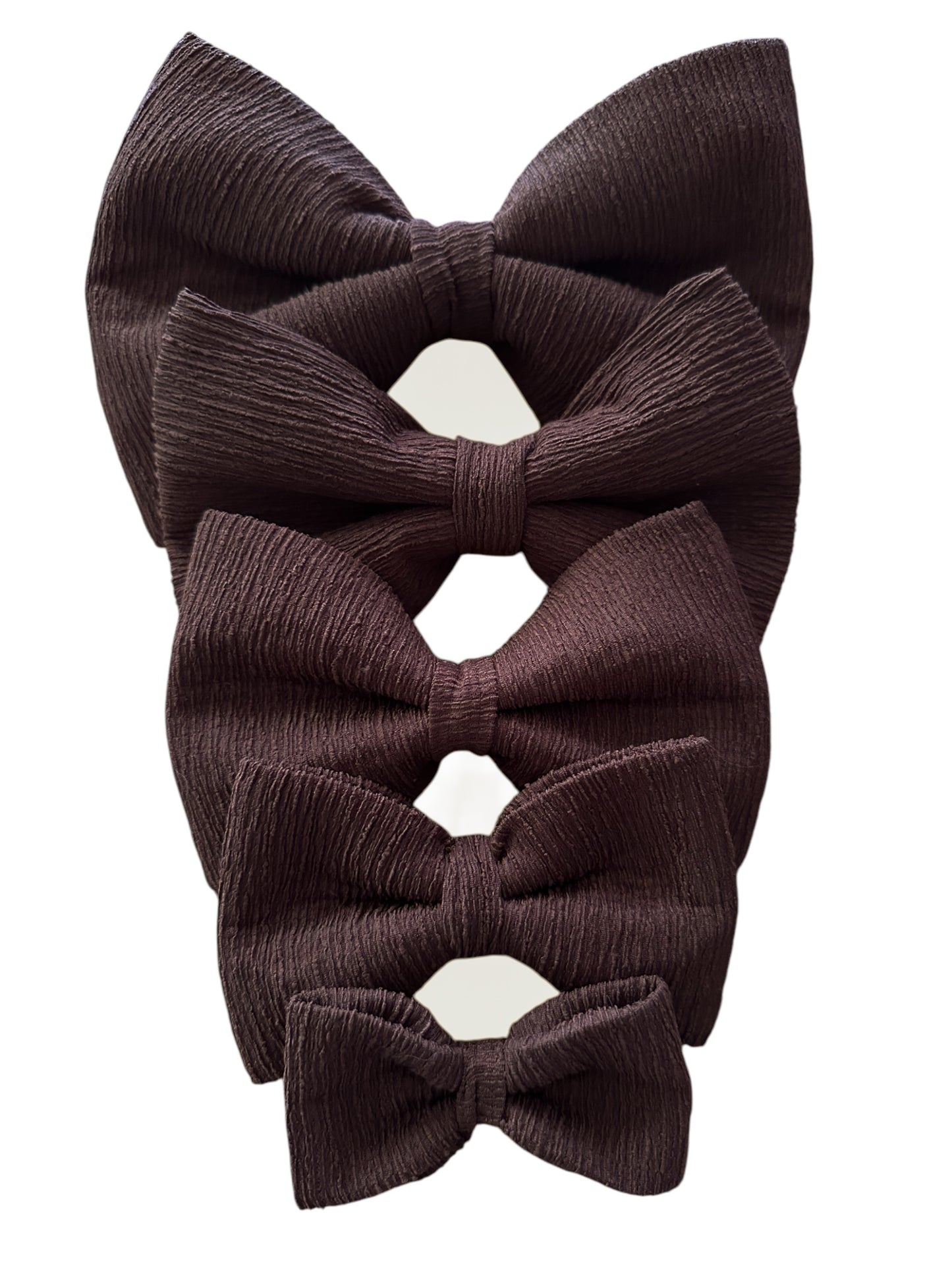 Pet Bow Ties - Chocolate Brown