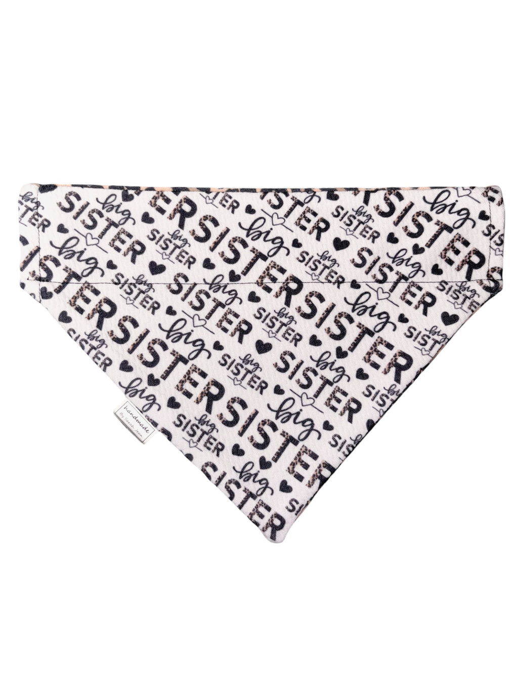 Big Sibling Collection - Big Sister + Wild Leopard Reversible Bandana