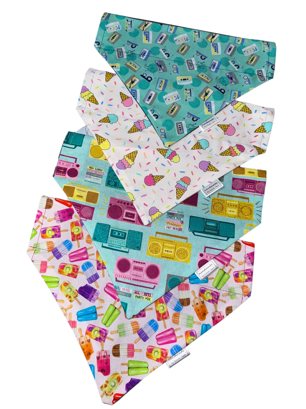 Block Party Collection - Popsicles Pet Bandana and Hair Scrunchie