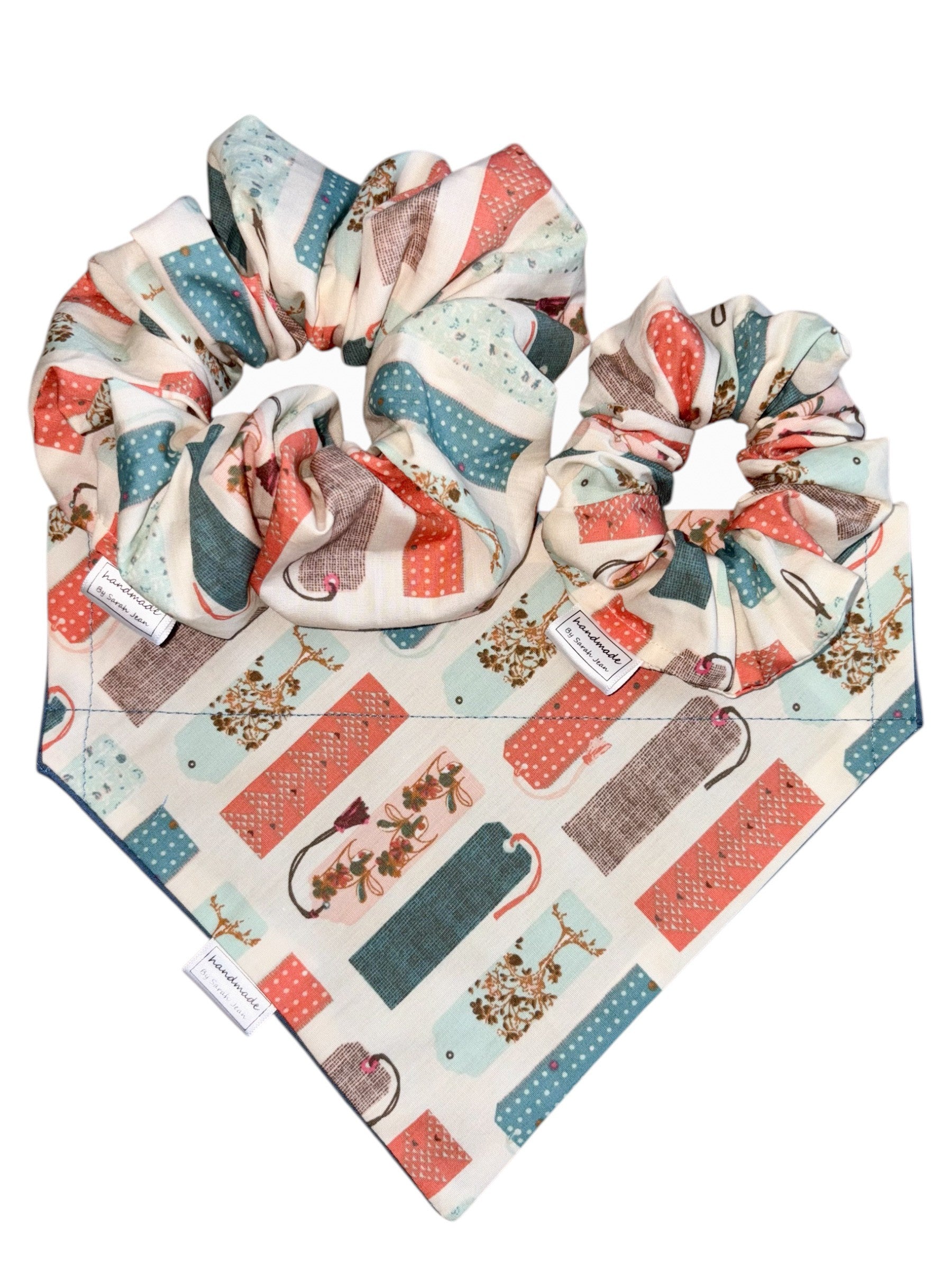 Book Lovers Collection - Bookmarks Bandana and Hair Scrunchie