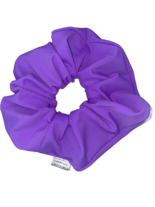 Sweat and Swim Collection - Orchid Purple Lycra Hair Scrunchies