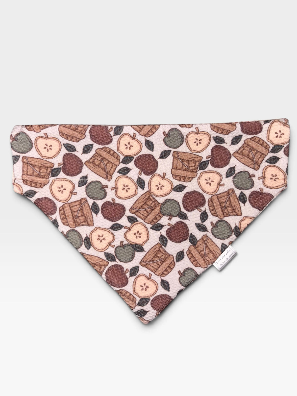 Autumn Countryside Collection - Apple Orchard + Rustic Plaid Reversible Bandana