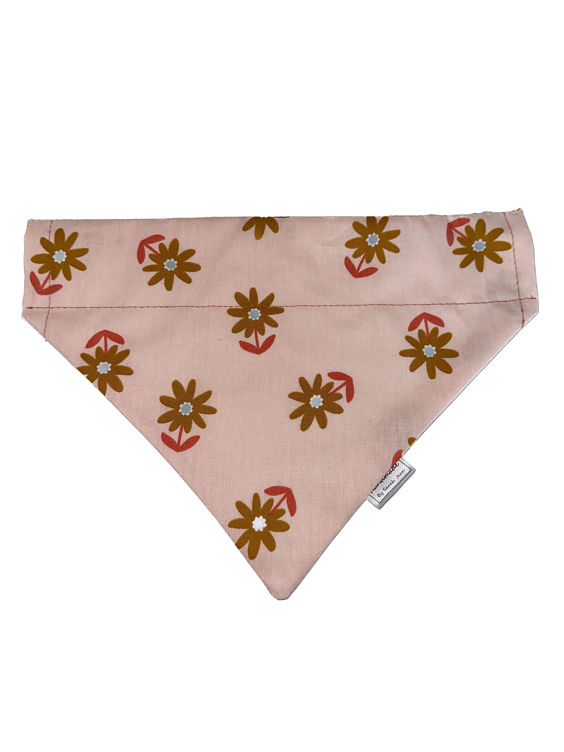 Floral Collection - Copper Daisy Pet Bandanas and Hair Scrunchies
