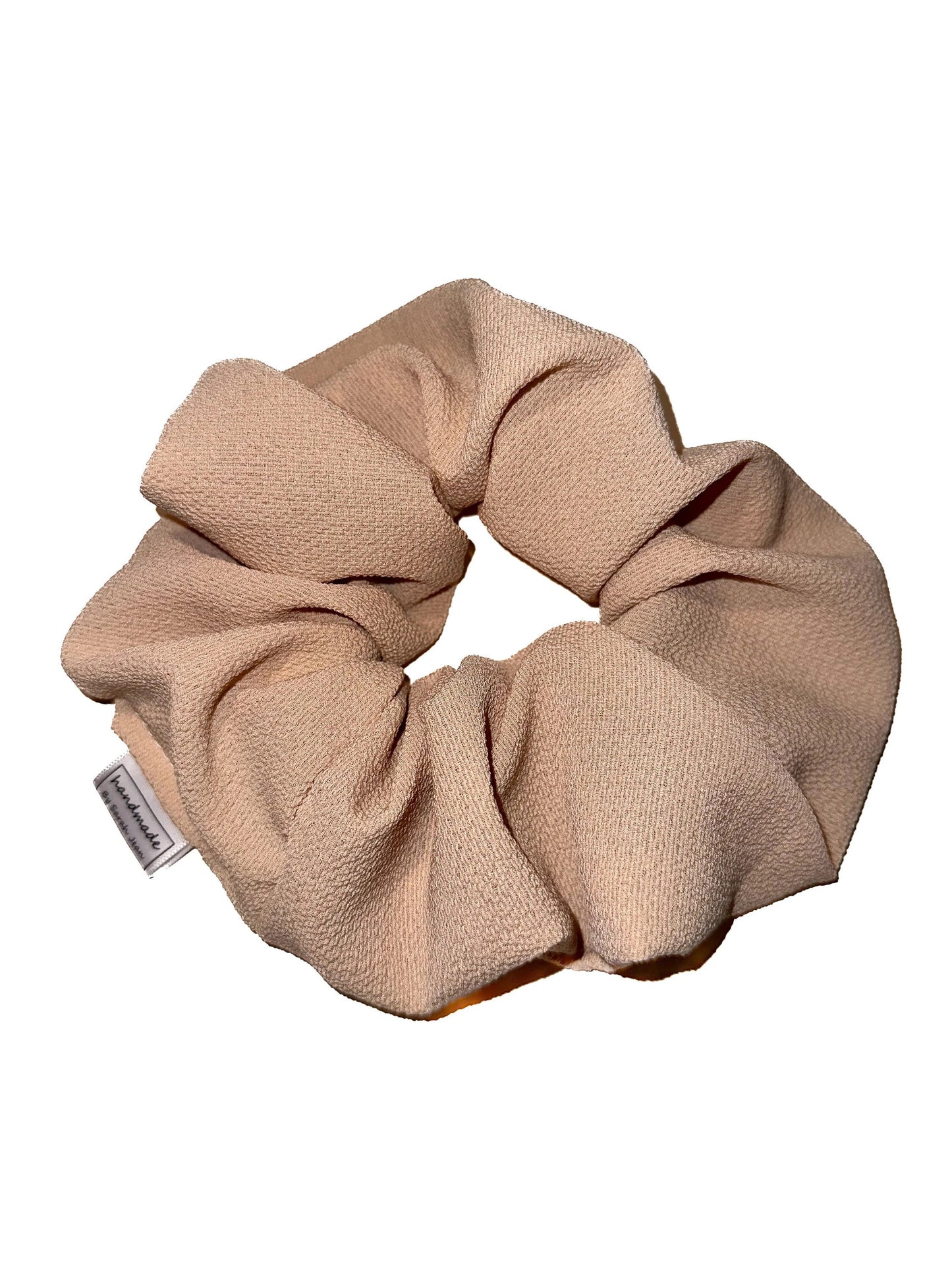 Beach Daze Collection - Soft Sand Tan Bubble Crepe Hair Scrunchies