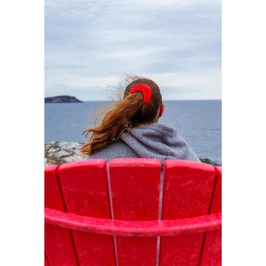 Whatever Floats Your Boat Collection - Red Silky Hair Scrunchie