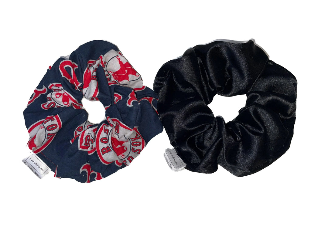 Baseball Collection - Boston Red Sox Pet Bandanas and Hair Scrunchies
