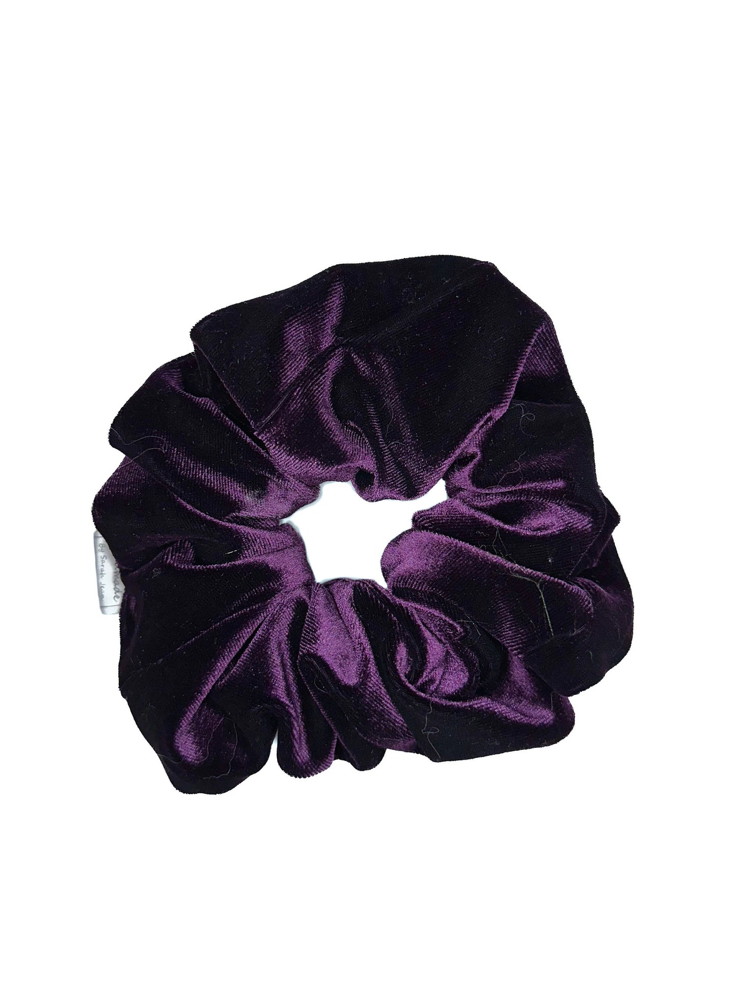 Velvet Vibes Collection - Deep Plum Hair Scrunchies