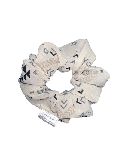 The Chelsea Collection - Aztec Chiffon Hair Scrunchies