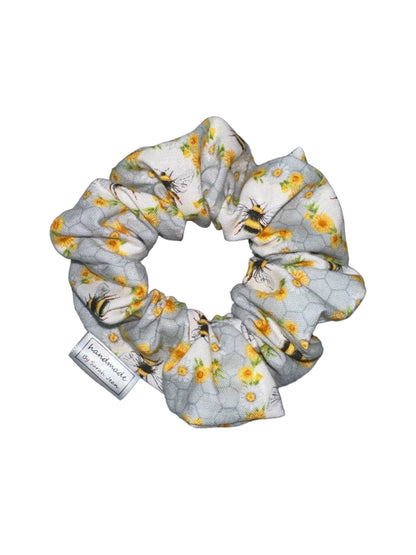 Bugs n’ Bees Collection - Honeycomb Cotton Pet Bandanas and Hair Scrunchies