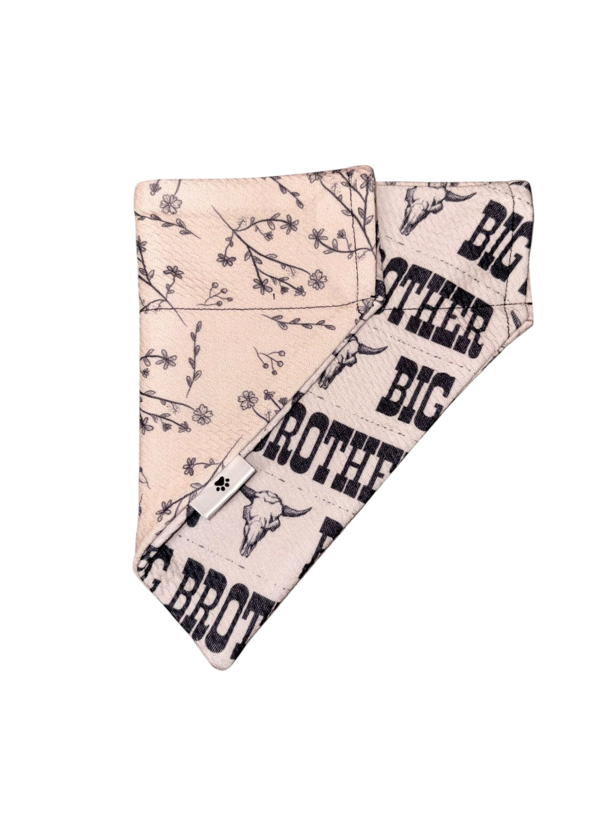 Big Sibling Collection - Big Brother + Wild Flowers Reversible Bandana