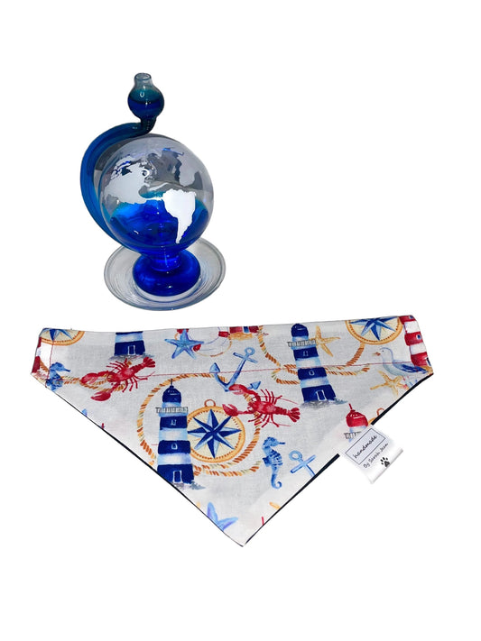 Whatever Floats Your Boat - Lighthouse Pet Bandanas