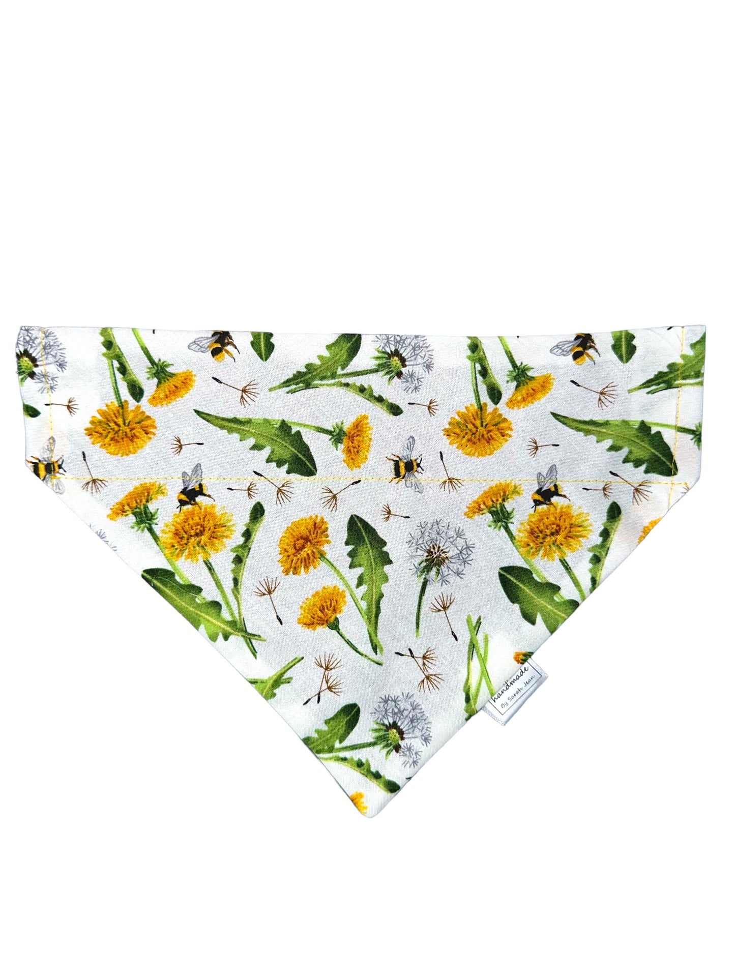 Bugs n’ Bees Collection - Dandelion Cotton Pet Bandanas and Hair Scrunchies