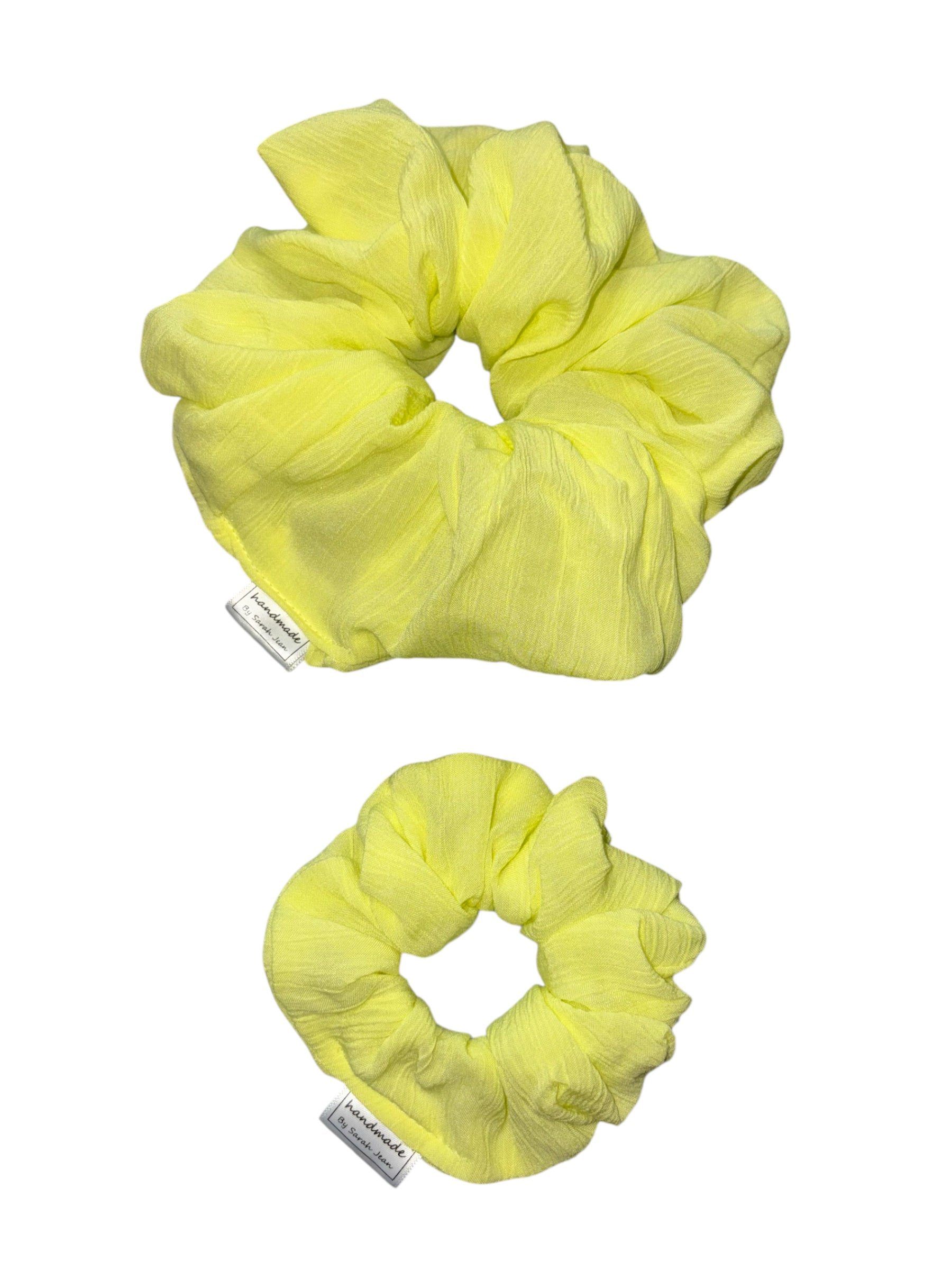 The Ferne Collection - Sunbeam Yellow Hair Scrunchies