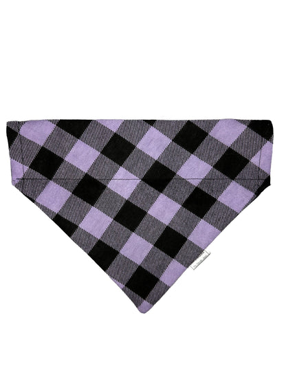 Buffalo Plaid Collection - Purple Pet Bandanas and Hair Scrunchies