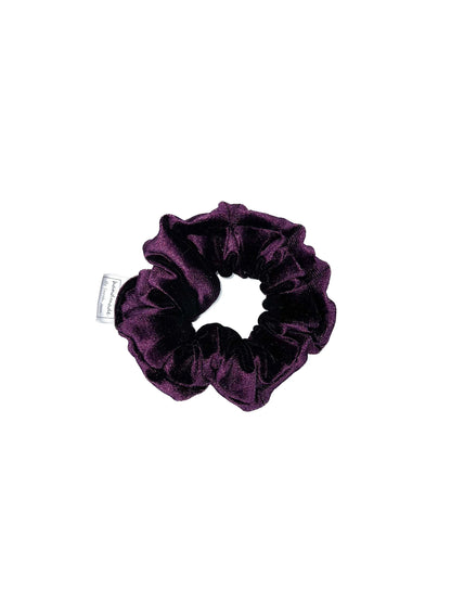 Velvet Vibes Collection - Deep Plum Hair Scrunchies