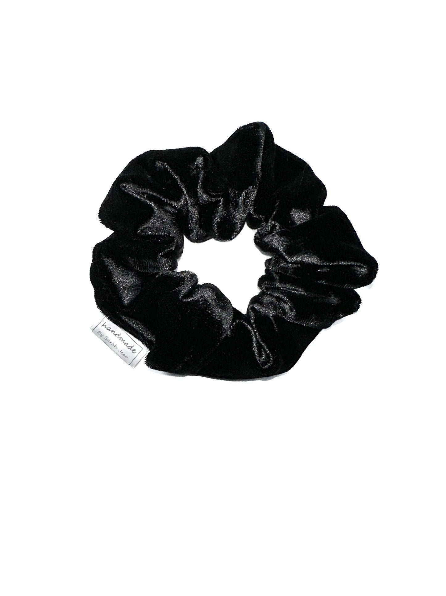 Velvet Vibes Collection - Coal Black Hair Scrunchies