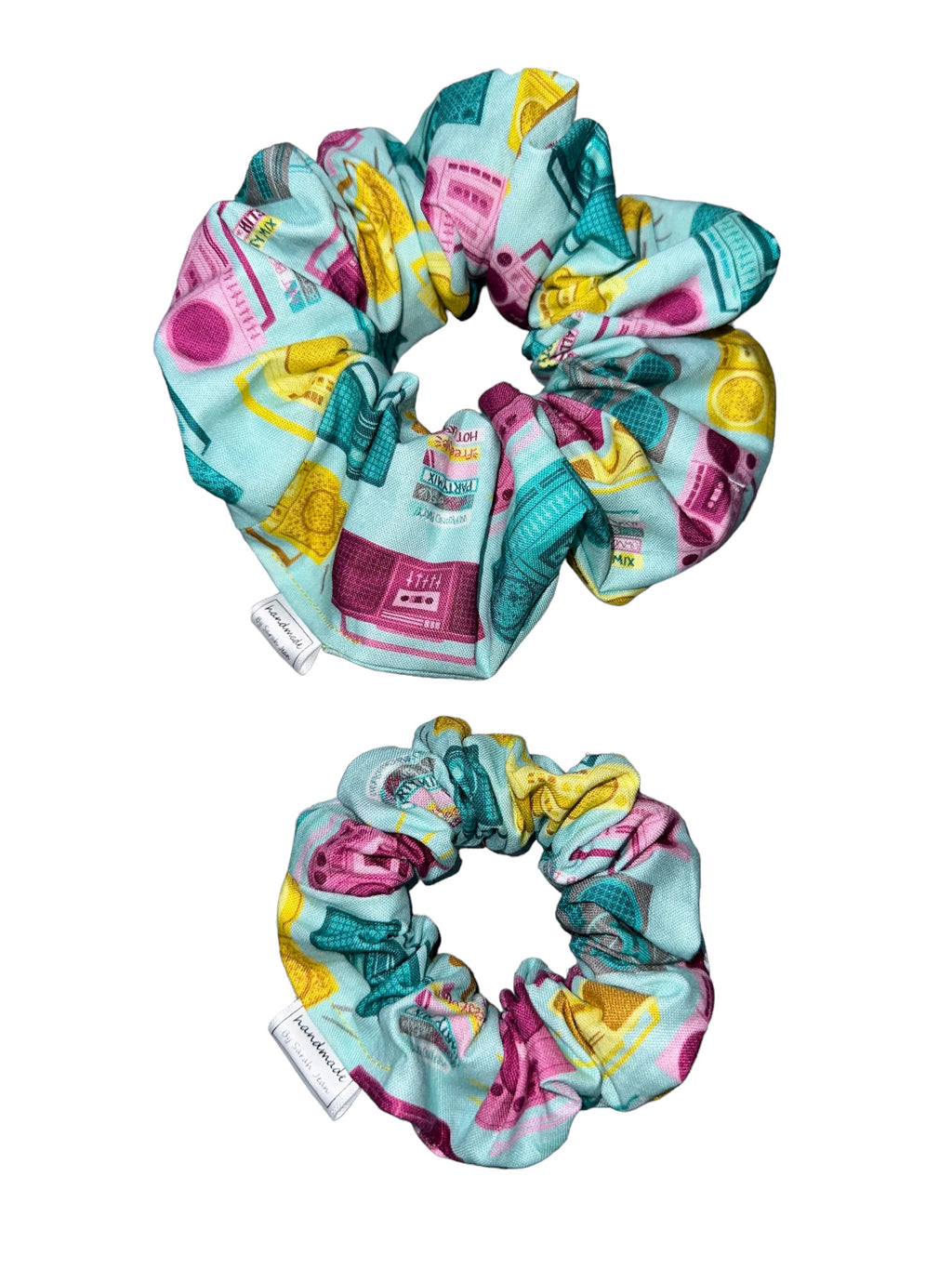 Block Party Collection - Boombox Pet Bandana and Hair Scrunchie