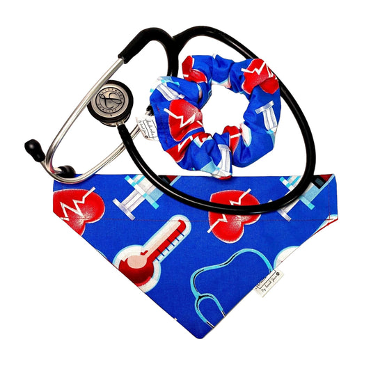 Healthcare Hero Collection - Stethoscope Pet Bandanas