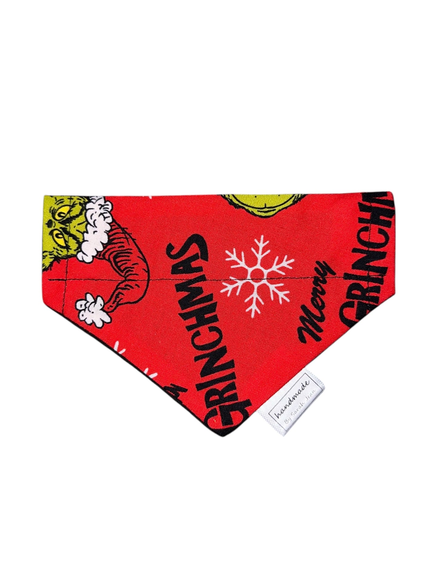 Merry Grinchmas Collection - Red Grinchmas Bandanas and Hair Scrunchies