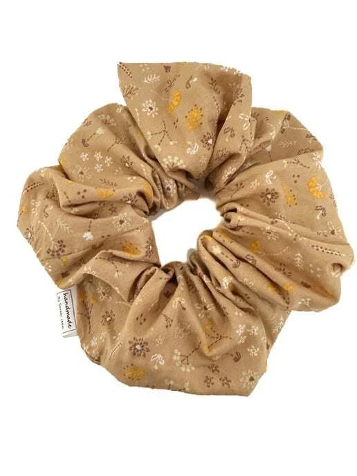 Floral Collection - Neutral Foliage Pet Bandanas and Hair Scrunchies