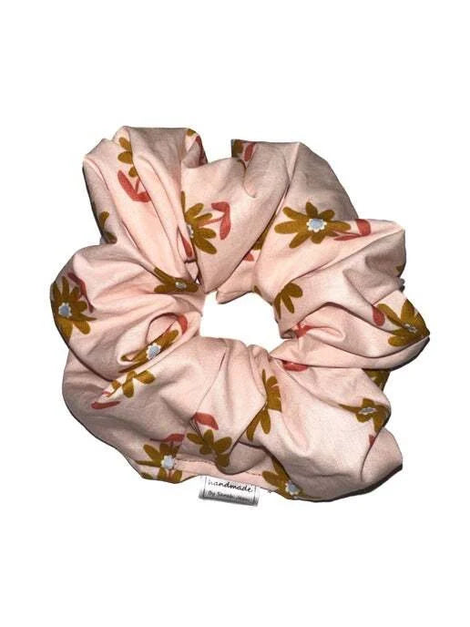 Floral Collection - Copper Daisy Pet Bandanas and Hair Scrunchies