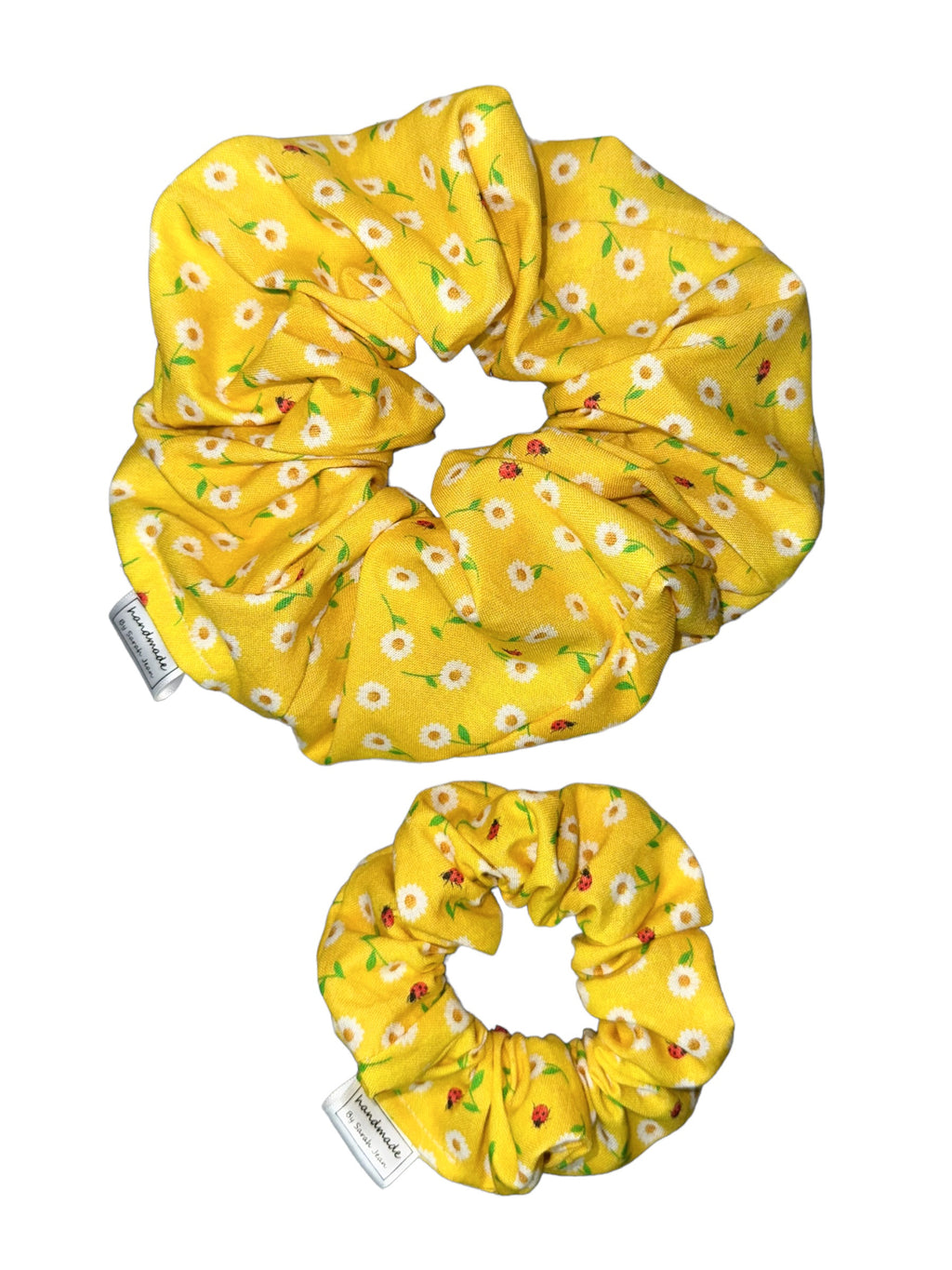Bugs n’ Bees Collection - Ladybug Cotton Pet Bandana and Hair Scrunchie