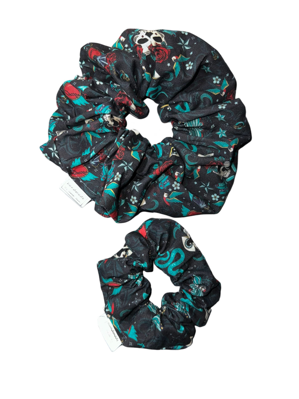 Aaron’s Collection - Snakes and Skulls Pet Bandana and Hair Scrunchie