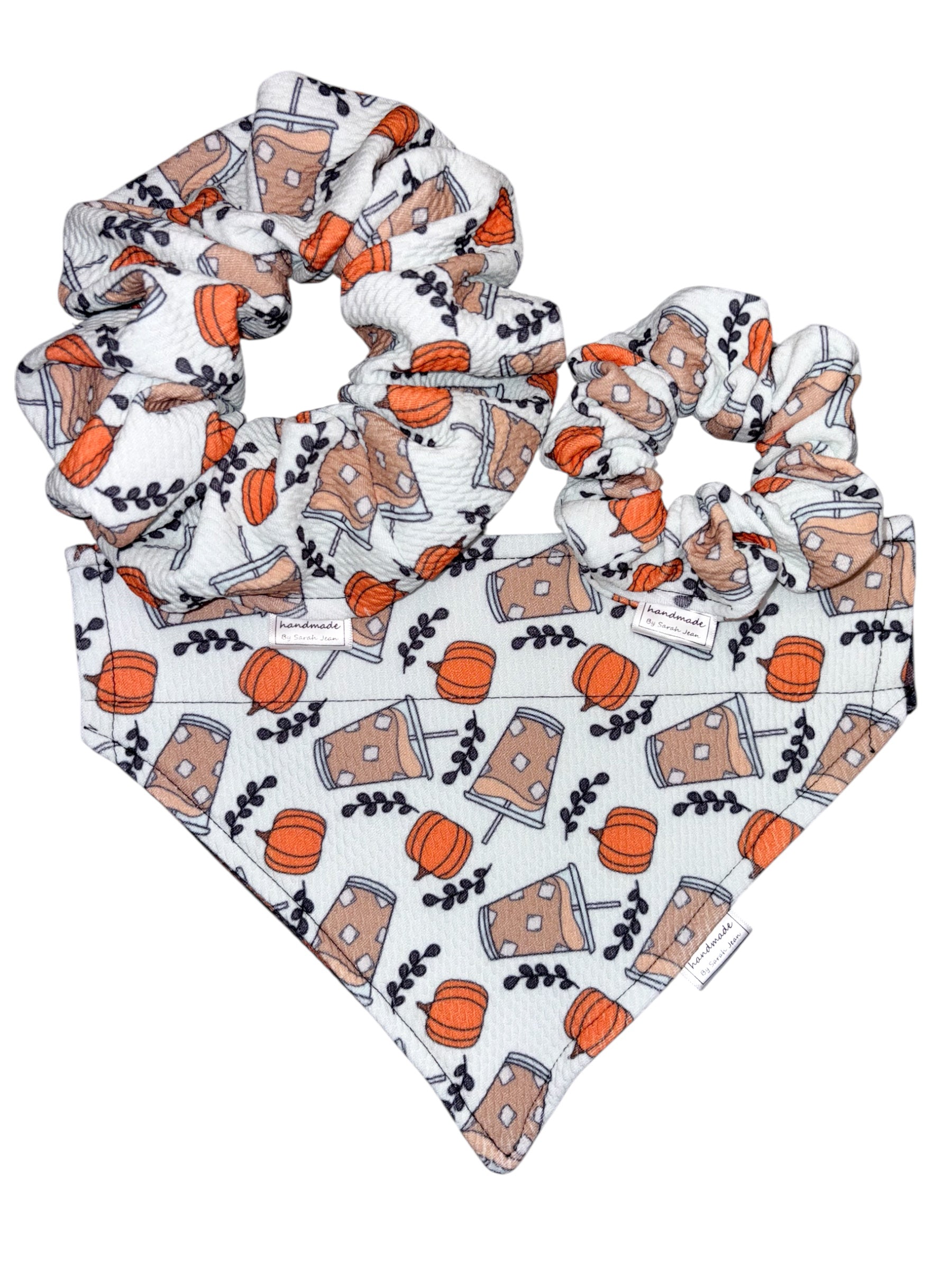 Harvest Hues Collection - Pumpkin Spice Double Sided Bandana