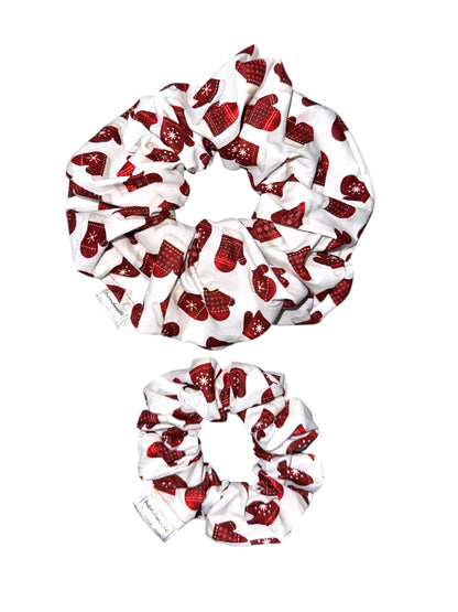 Holiday Cheer Collection - Cozy Mittens Bandanas and Hair Scrunchies