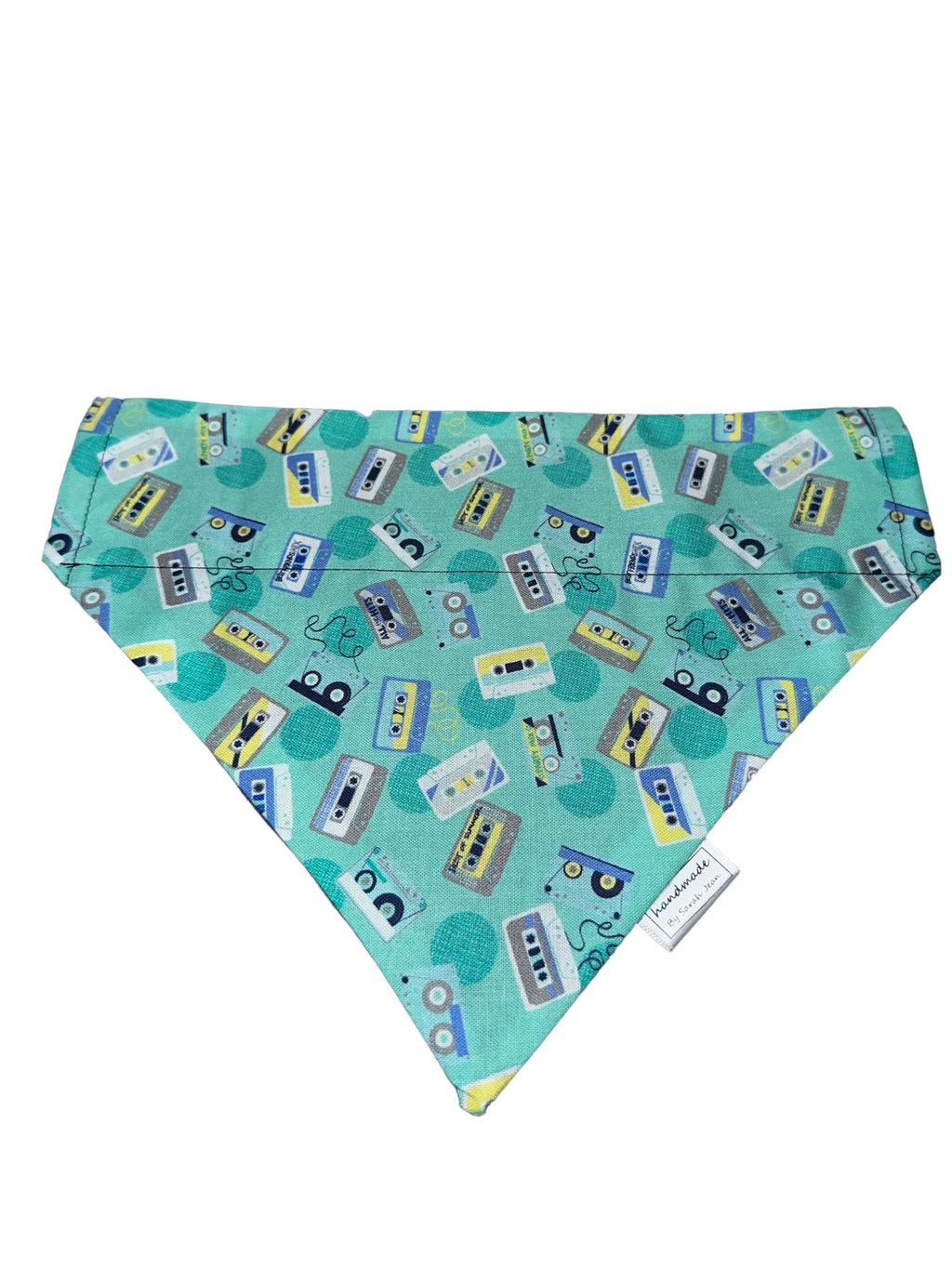 Block Party Collection - Cassette Tapes Pet Bandana and Hair Scrunchie