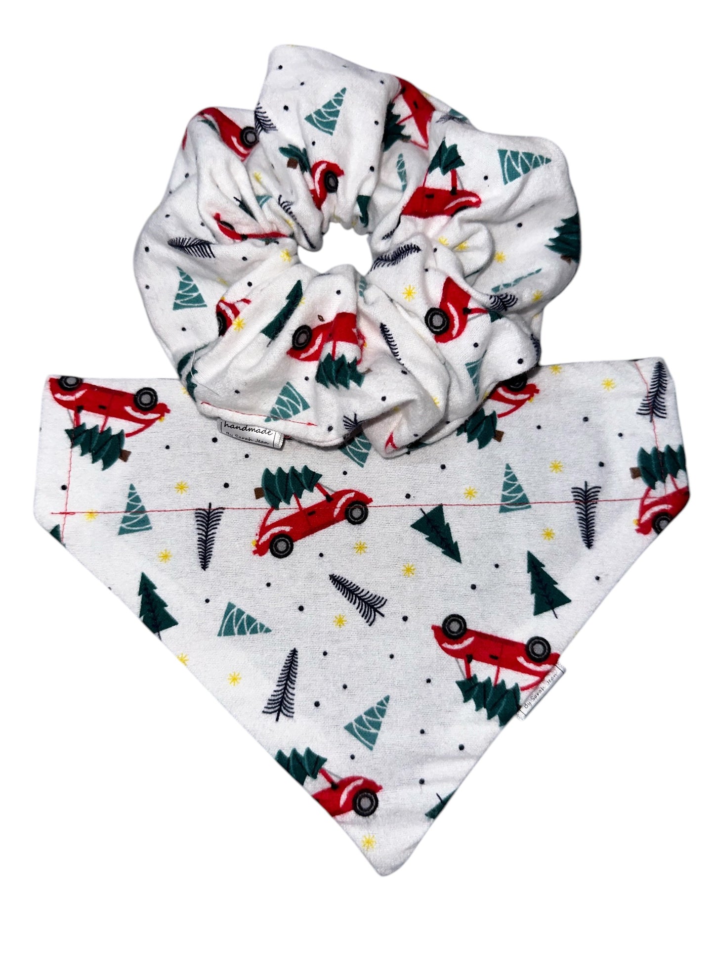 Holiday Cheer Collection - Tree Day Bandanas and Hair Scrunchies