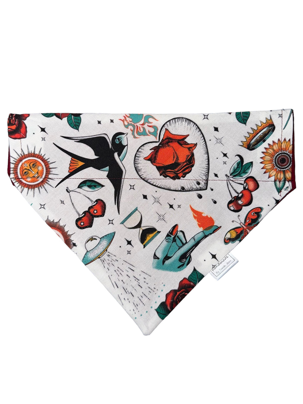 Aaron’s Collection - Flash Art Tattoos Pet Bandana and Hair Scrunchie