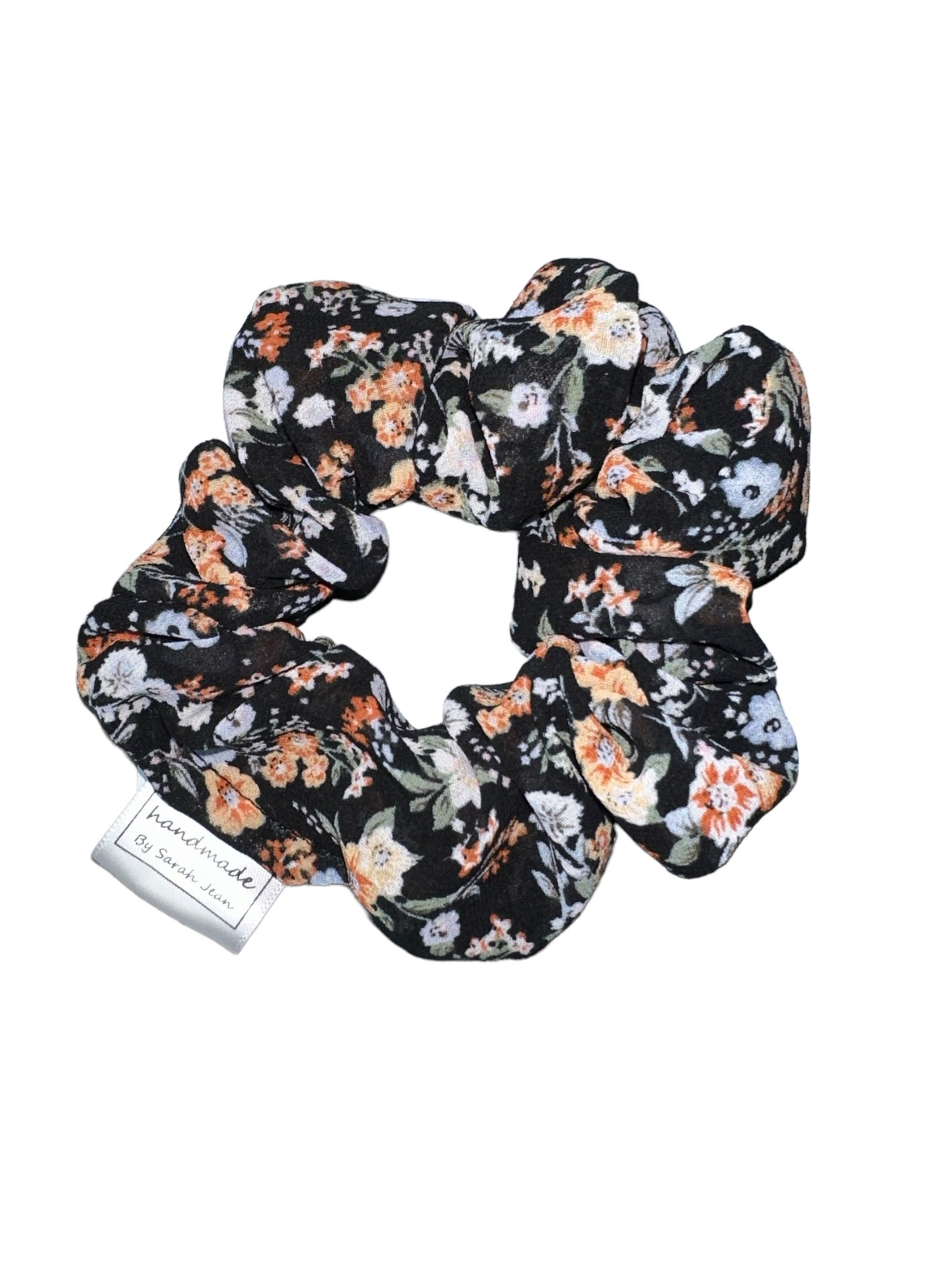 The Ashley Collection - Floral Bouquet Chiffon Hair Scrunchies