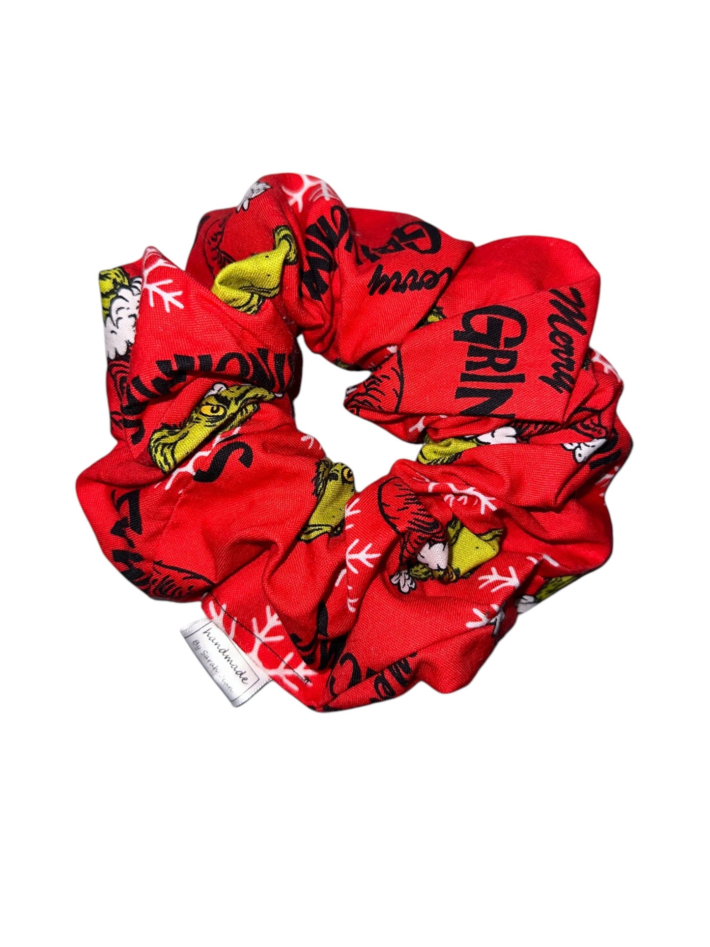 Merry Grinchmas Collection - Red Grinchmas Bandanas and Hair Scrunchies