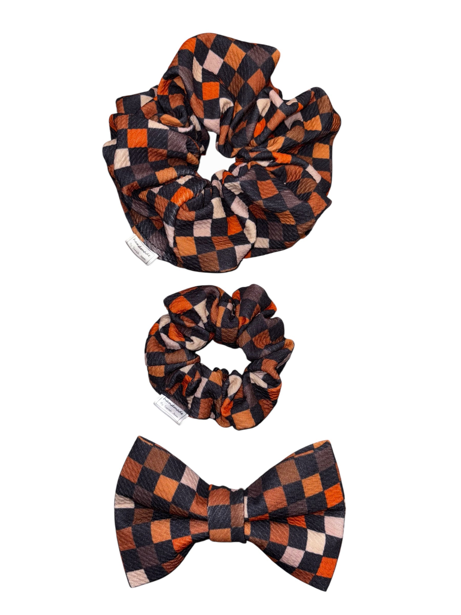 Harvest Hues Collection - Autumn Checkmate Bow Tie