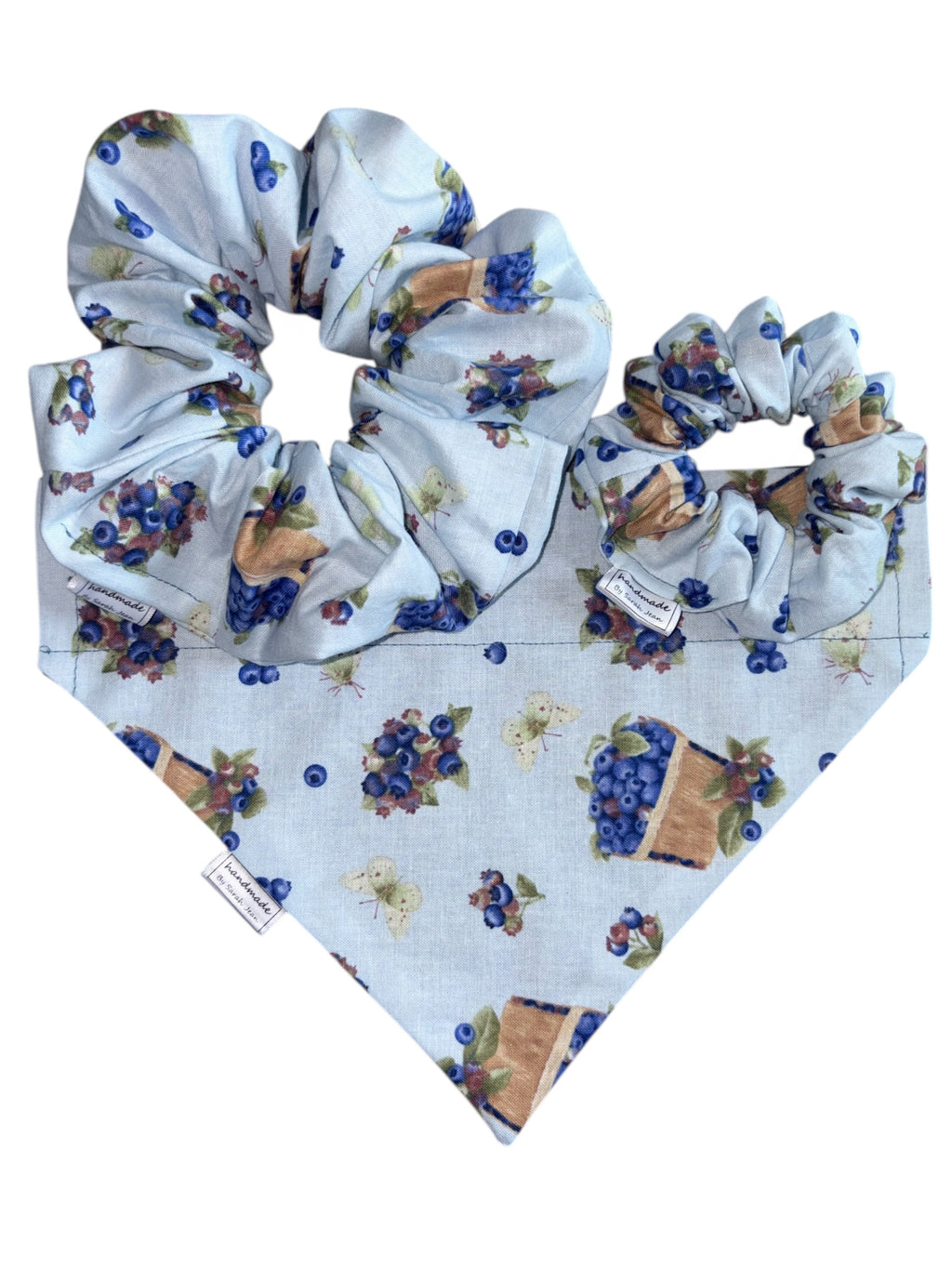 Garden Whimsy Collection - Blueberries Bandana