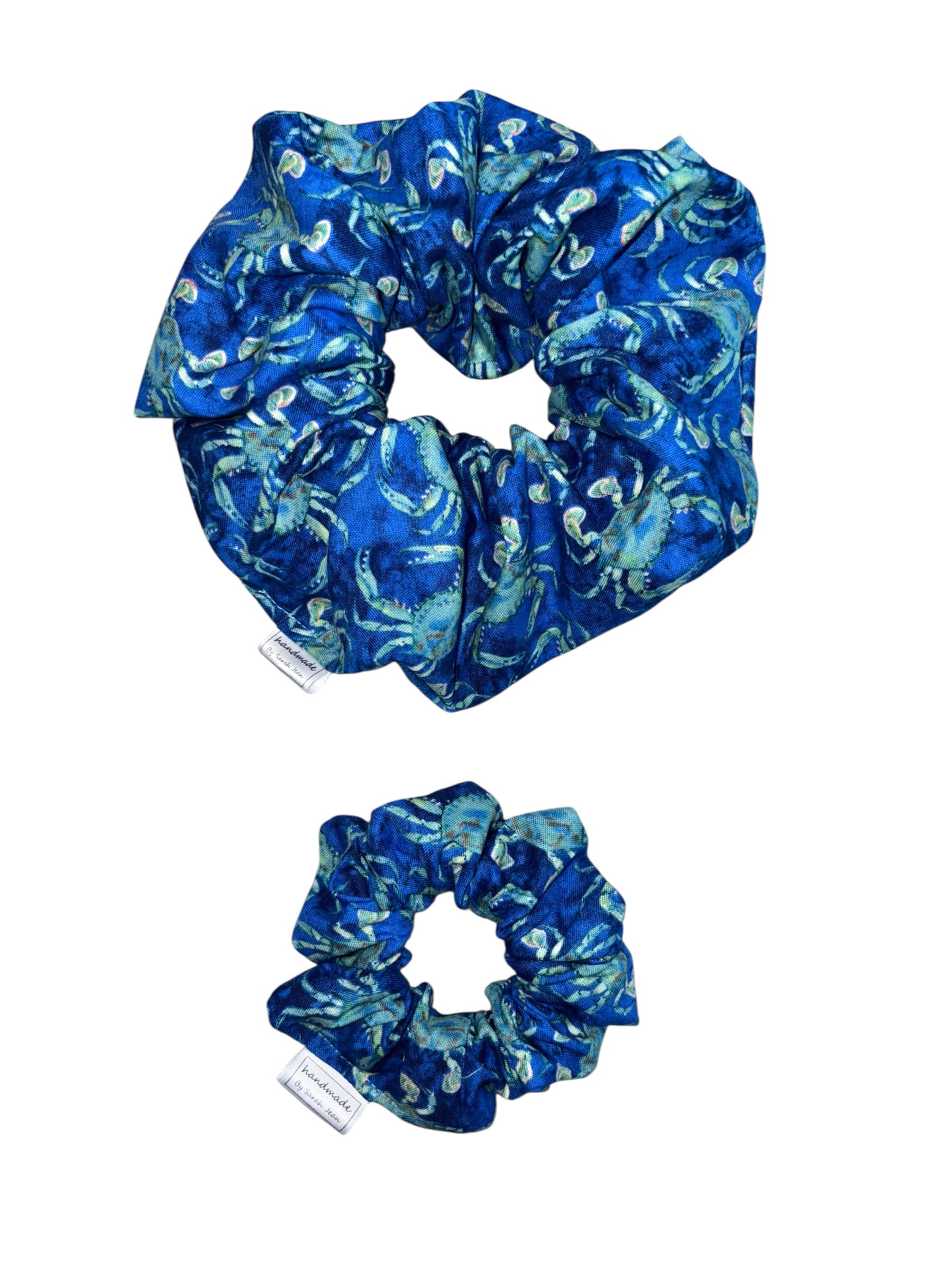 Sea Squad Collection - Crabby Crew Bandana and Hair Scrunchie