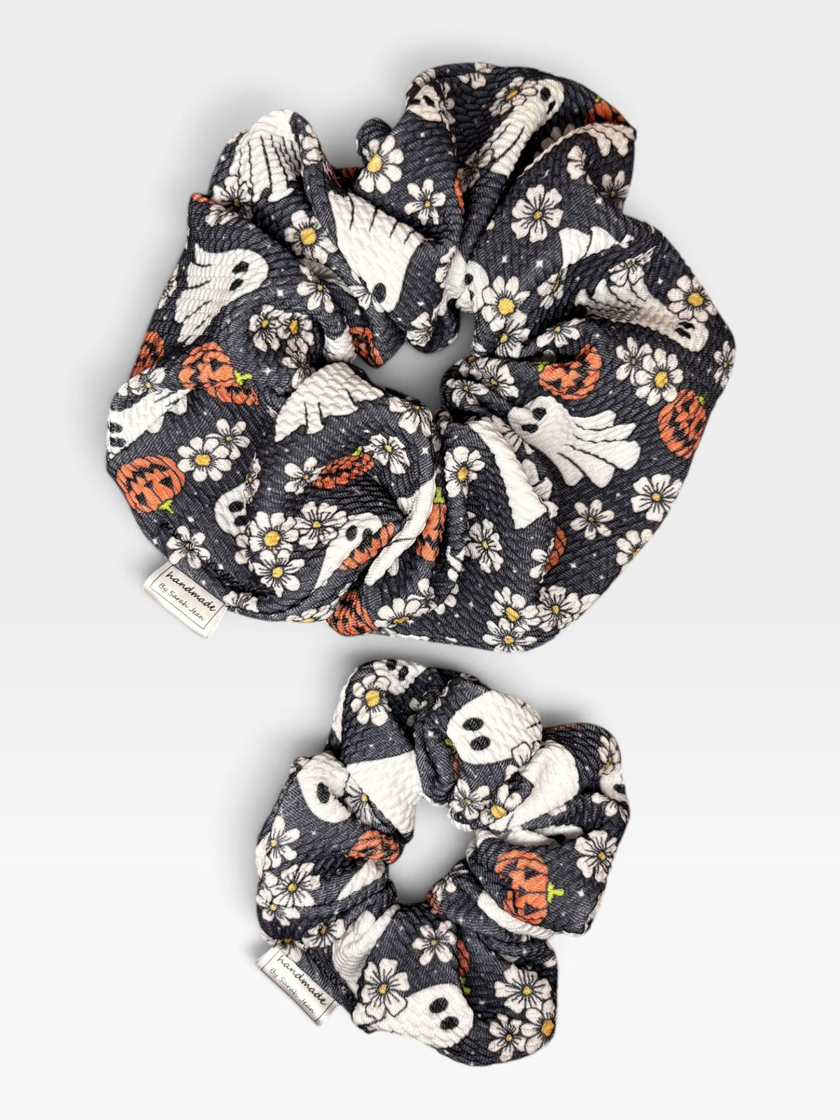 Spooky Season Collection - Ghostly Garden Hair Scrunchie