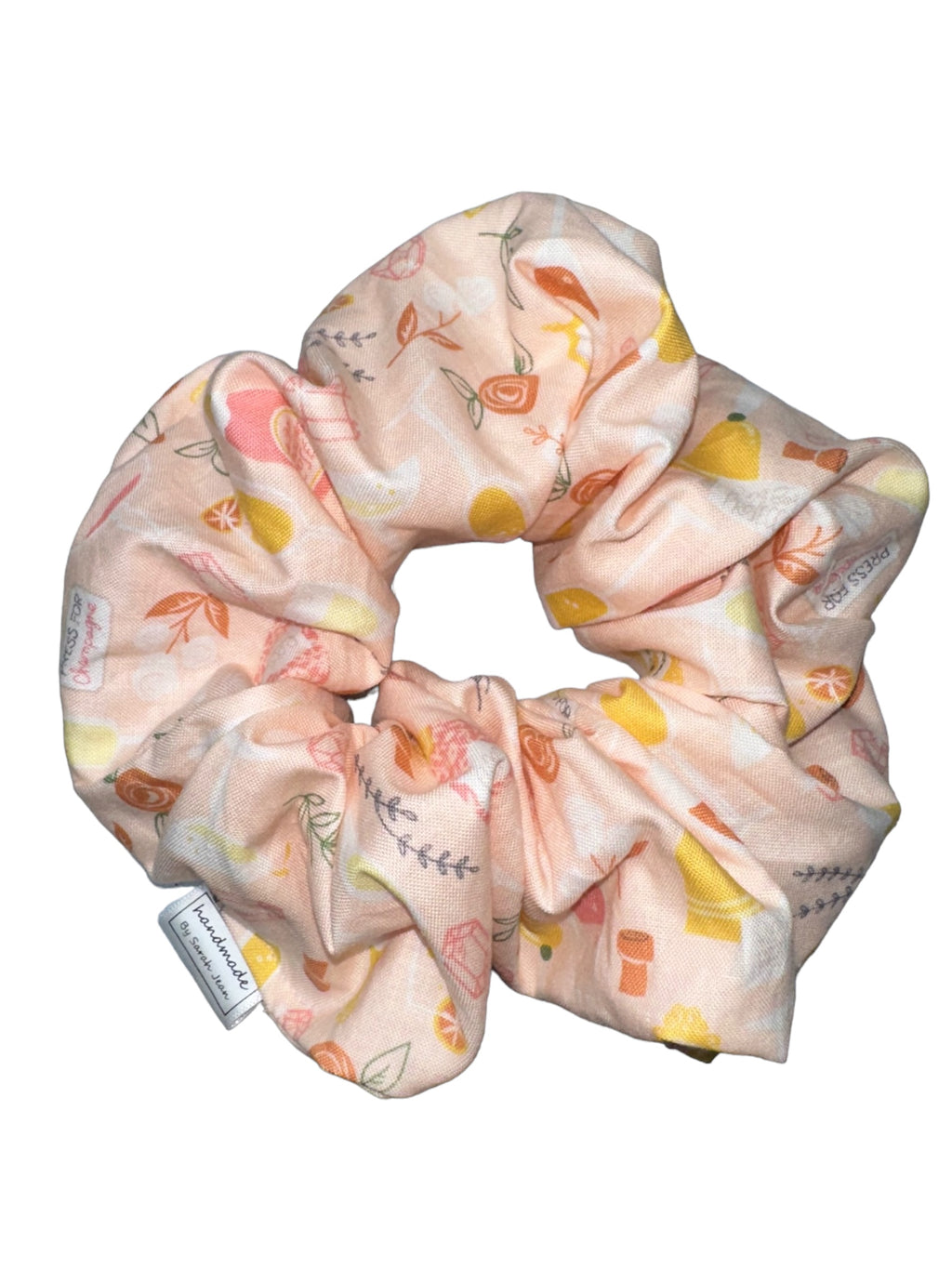 Brunch Date Collection - Rosé Mimosa Pet Bandana and Hair Scrunchie