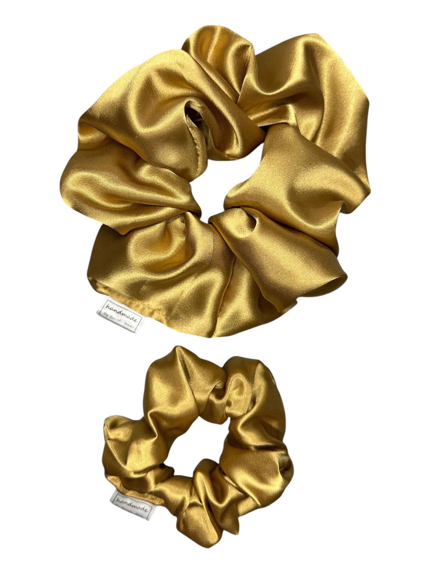 Christmas Palette Collection - Liquid Gold Satin Hair Scrunchies